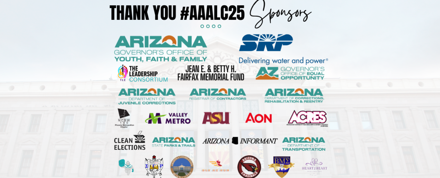 Thank You #AAALC25 Sponsors